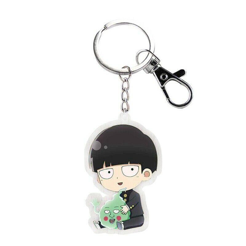 Anime Saitama Key Chain Keyring Colorful Pendant Accessori#gwt One Punch Man