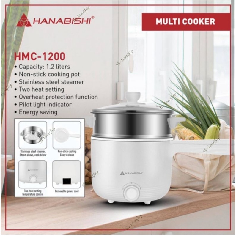 HANABISHI ELECTRIC MULTI COOKER 1.2Li HMC1200 Shopee Philippines