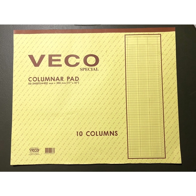 Columnar Pad Veco 10,12,14,16 Columns Shopee Philippines