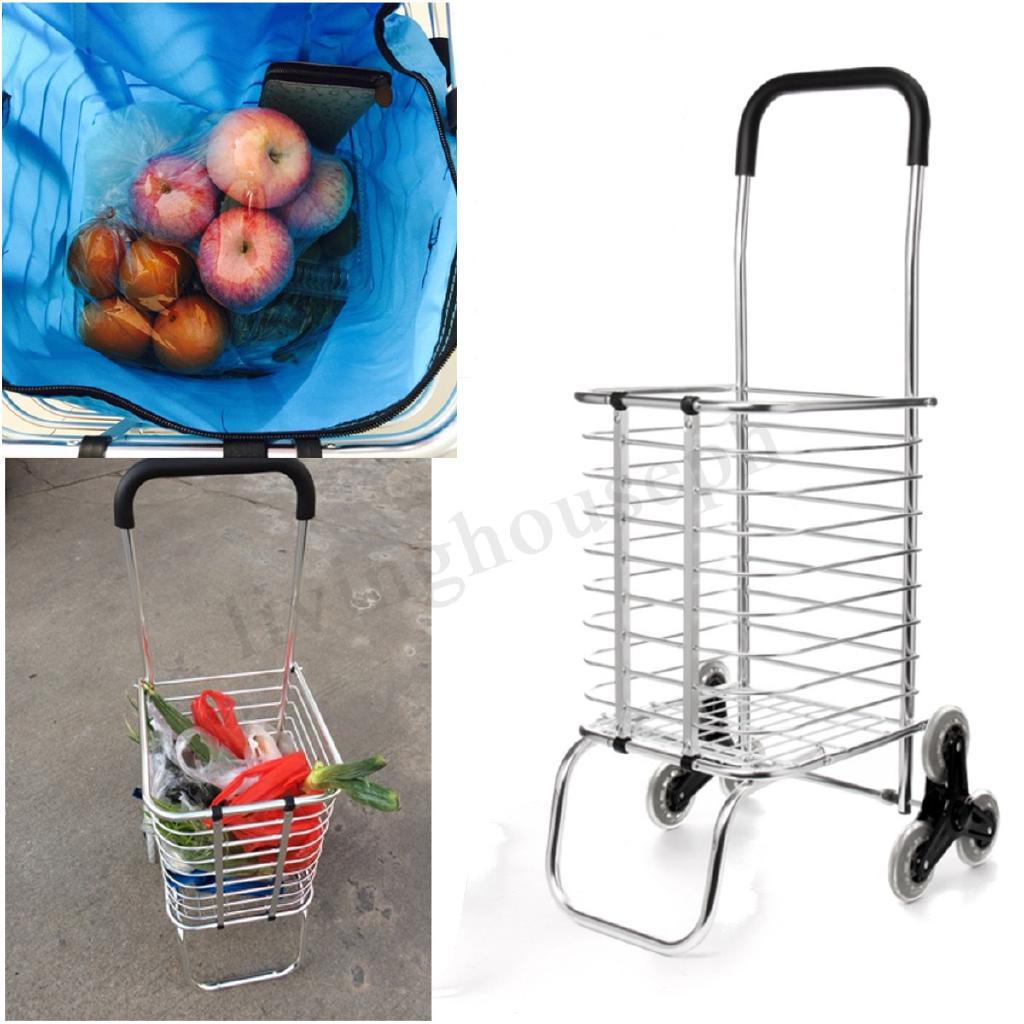 Folding Portable Stair Climbing Shopping Cart Trolley Ladder Shopee
