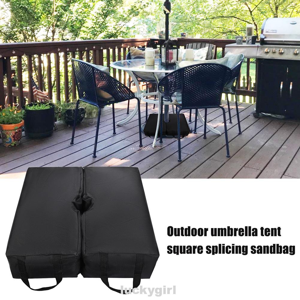 deck umbrella with base