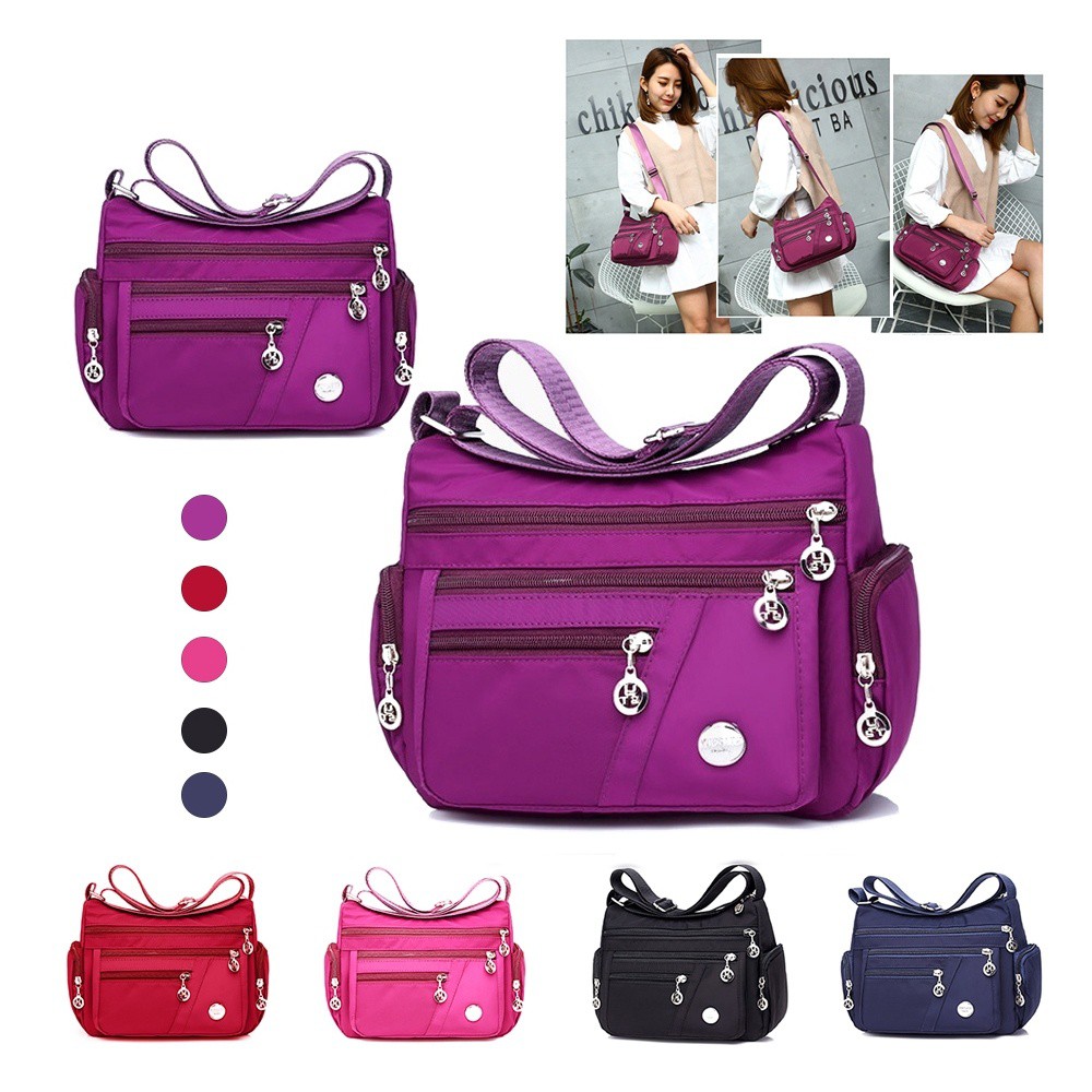 nylon travel handbags