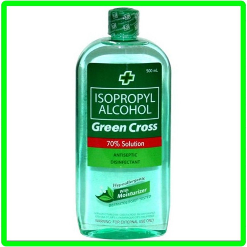 Green Cross Isopropyl Alcohol 500ml Shopee Philippines