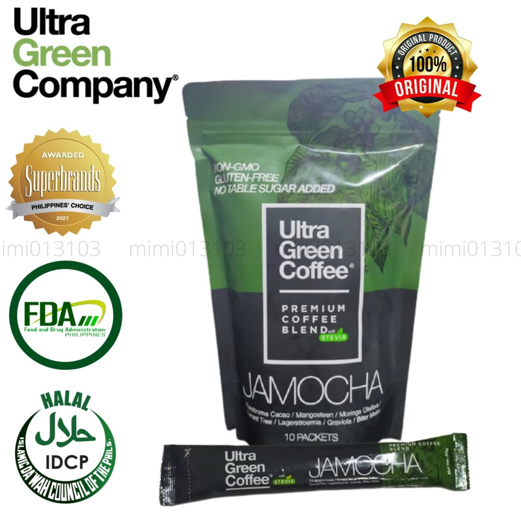 100 ORIGINAL Ultra Green Coffee JAMOCHA Shopee Philippines