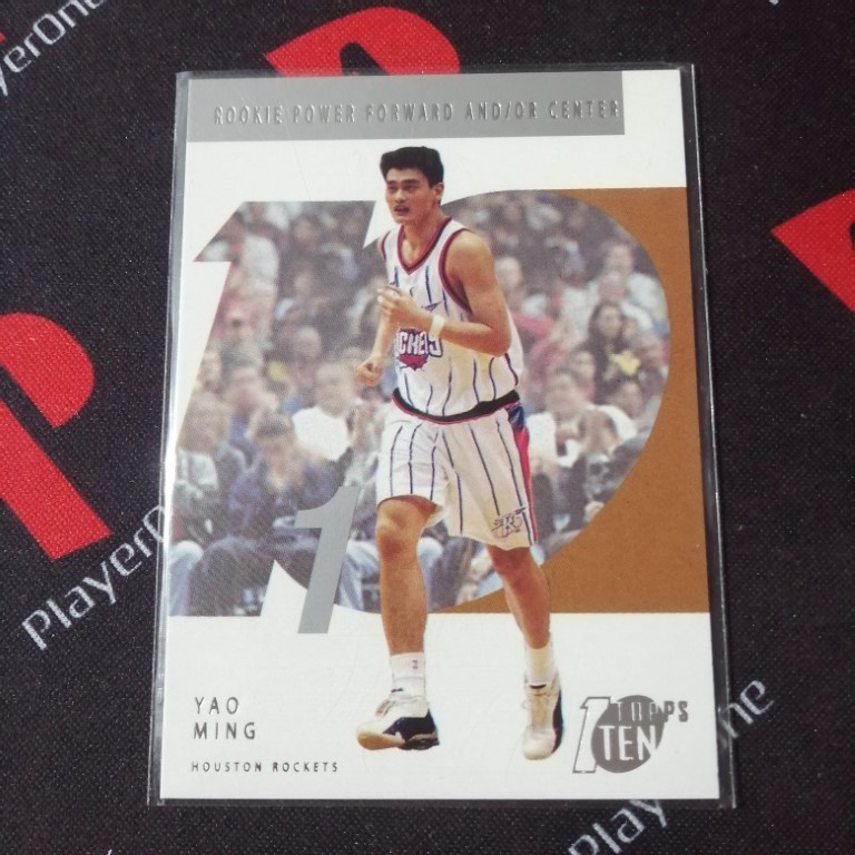 2002 Yao Ming Topps 10 Rookie Card (NBA Card)(RC) Shopee Philippines