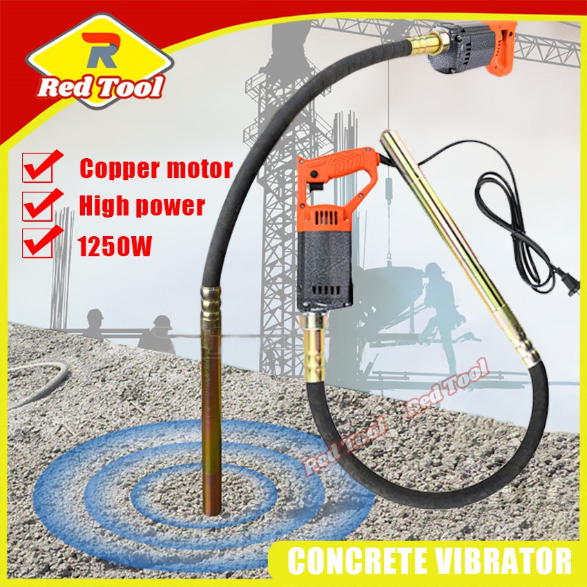 220V 1250w portable electric concrete vibrator Shopee Philippines