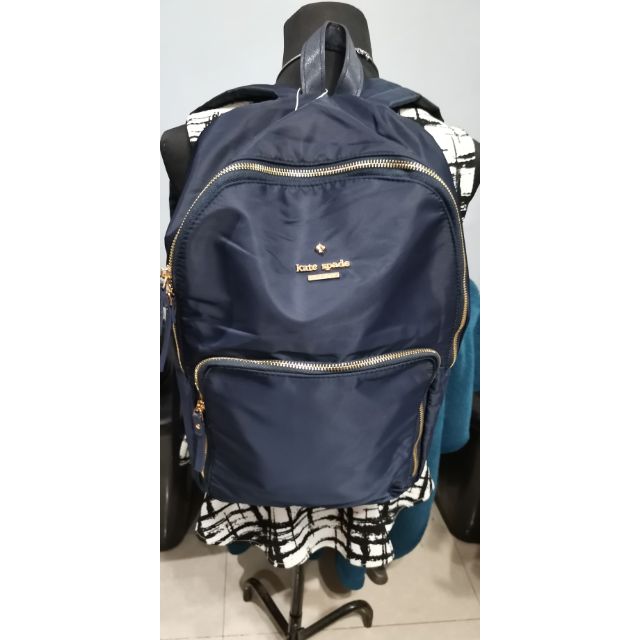 kate spade navy blue backpack