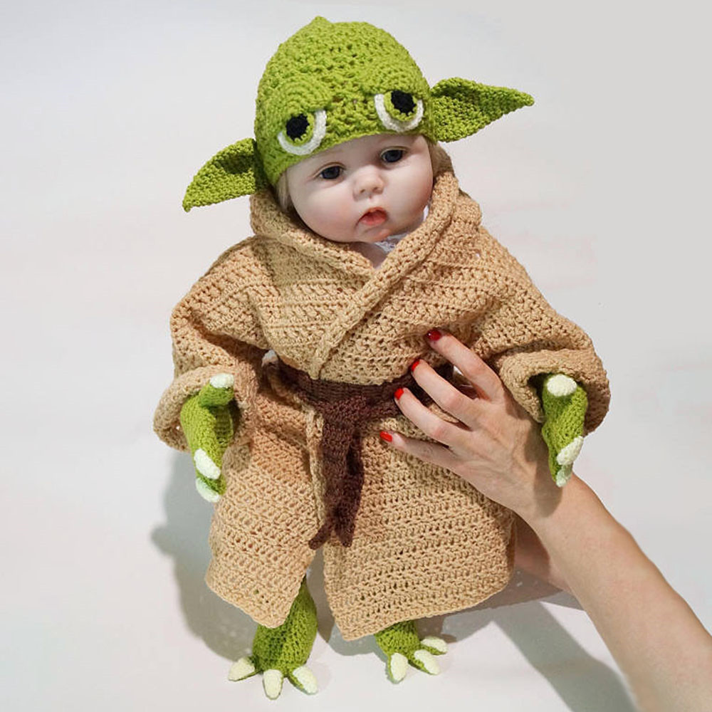 Star Wars Yoda Baby Master Wool Knitted Children Photo Clothing Hat Cosplay Cute Costume Shooting Manglo Adult Shopee Philippines