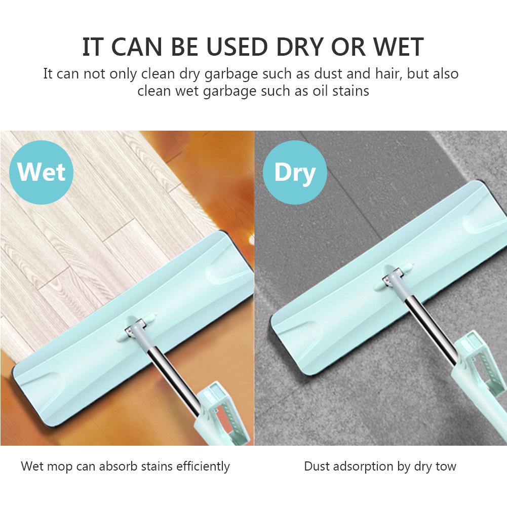 Ulife 360 Rotation Flat Mop Floor Cleaning Microfiber Squeeze Mop Floor Clean Automatic Dehydration