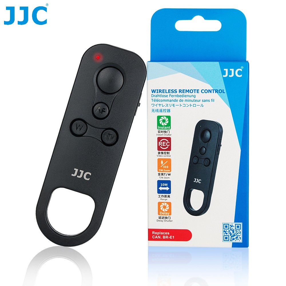 JJC BTR-C1 Wireless Bluetooth Remote Control Shutter Release for Canon EOS  R10 R7 R6 R5 R3 RP R M6 M6 Mark II M50 M50 Mark II M200 6D 77D 90D 850D 800D