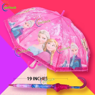 19inches Cartoon Character design Children's tela Umbrella Fiber Lace Edge Babies&Kids Rain Gear
