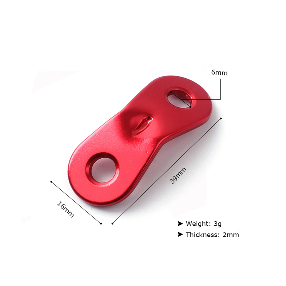 Awning Aluminum Alloy Tightener Adjuster Tent Rope Fastener Anti-Wind Buckle