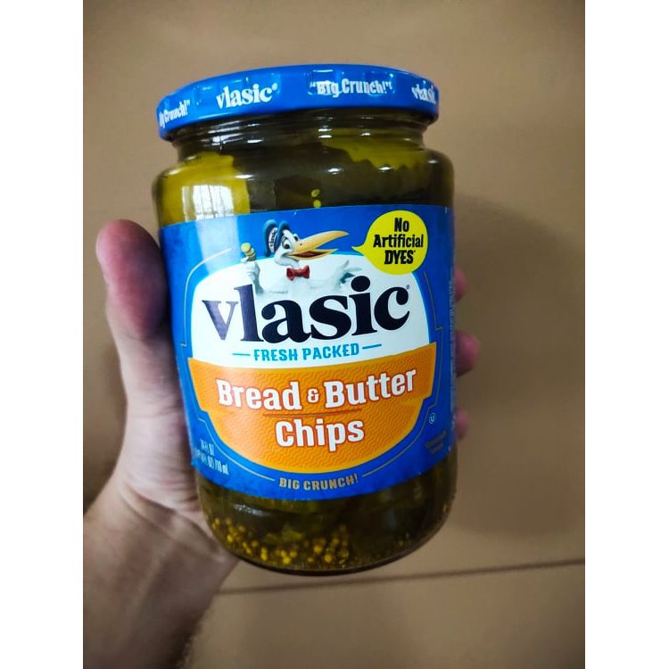 710ml 24oz Vlasic Bread Butter Chips Pickles Made In Usa Shopee Philippines