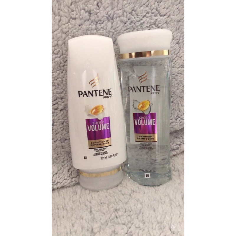 Original Pantene Pro V Sheer Volume Shampoo 375ml Conditioner 355ml Made In U S A Shopee Philippines
