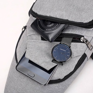 sling bag man bag lelaki Beg dada lelaki mesengers beg bahu beg wanita kanvas kasual sukan beg kecil #3