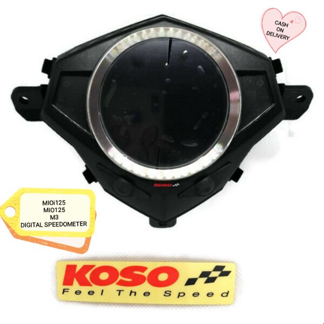 MIOi125 M3 MIO125 KOSO SPEEDOMETER DIGITAL Shopee 