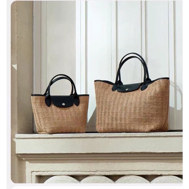 longchamp straw bag