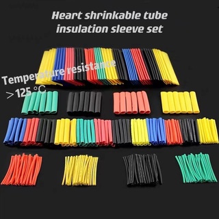 328pcs Polyolefin Heat Shrink Tube Wrap Wire Cable Insulated Sleeving Tubing Set #1