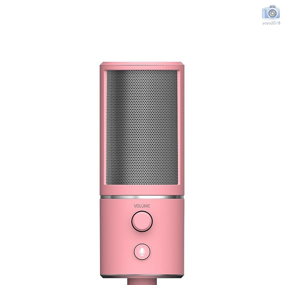 Razer Seiren X Usb Streaming Microphone Built In Shock Mount Supercardiod Pick Up Pattern 25mm Condenser Capsules Usb Plug Play Pink Shopee Philippines