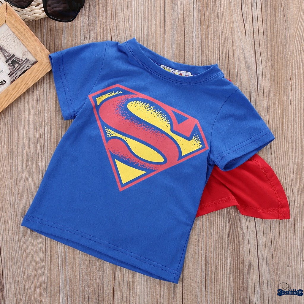 Hd Summer Kid Boys Baby Superman T Shirt Short Sleeve - t shirt superman roblox