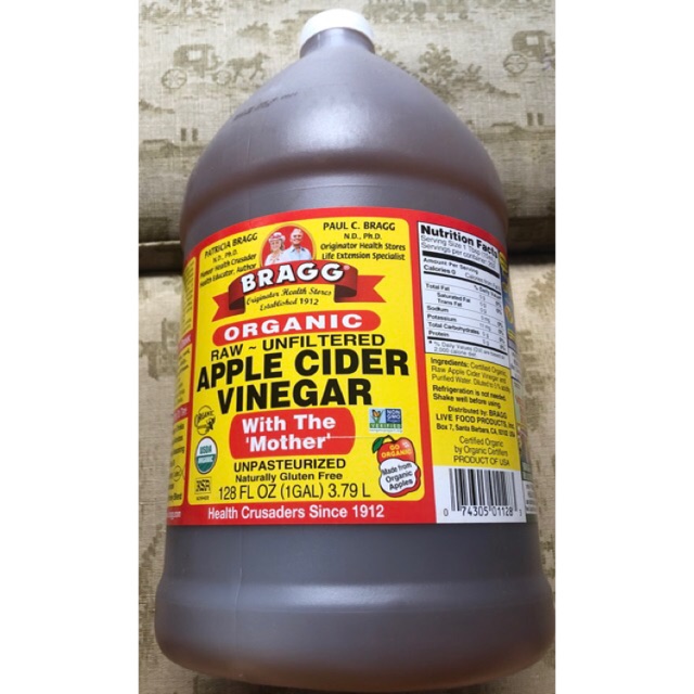 Braggs Apple Cider Vinegar With The Mother 3 79 L Shopee Philippines