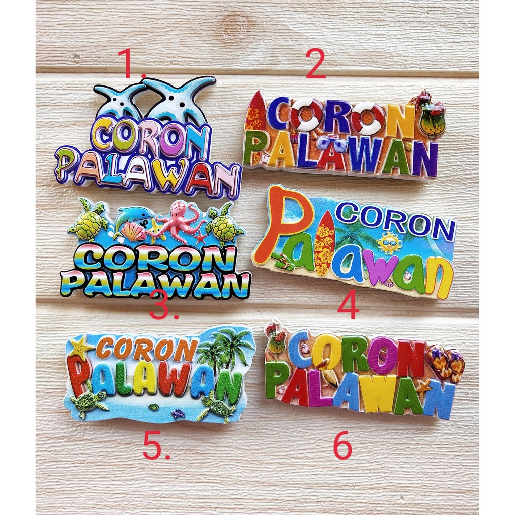 Coron Palawan Assorted Design of Philippine Embossed Ref