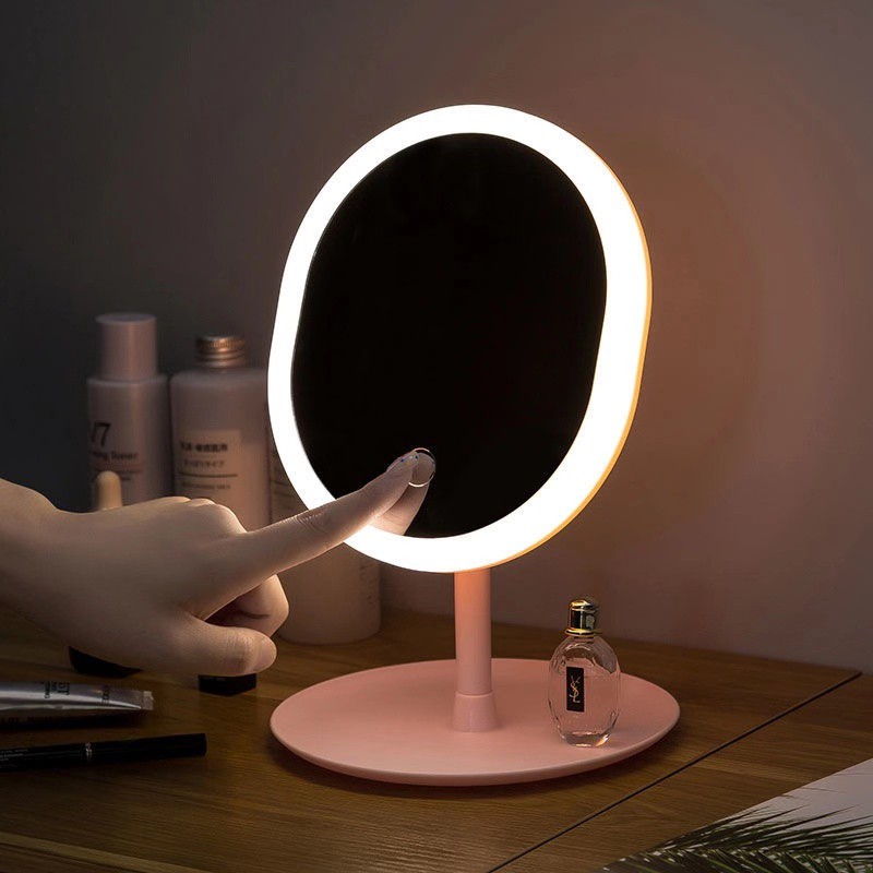Led Makeup Mirror With Light Fill, Tabletop Vanity Mirror With Lights