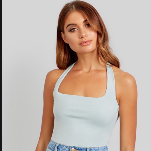 Backless tube tops Halter Crop top joymarcelo Shopee Philippines