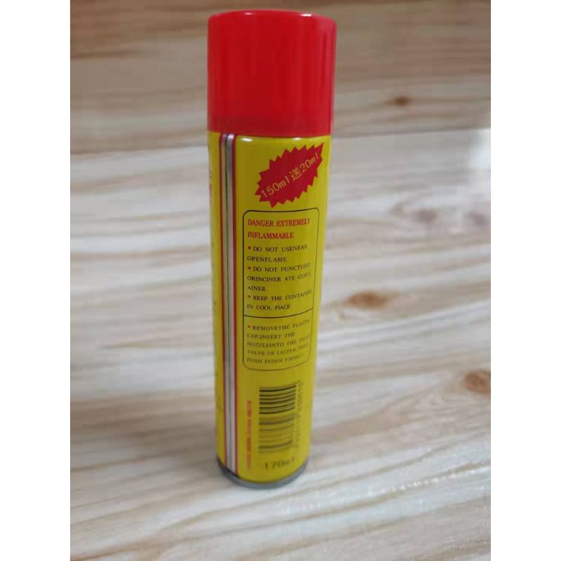 Lucas Fills most butane series premium lighter gas Rifle butane 170