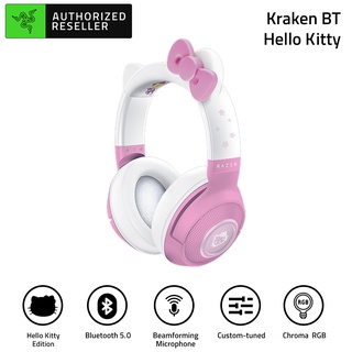 Razer Kraken BT Kitty Edition Wireless Bluetooth Headset with Razer Chroma RGB (Quartz)