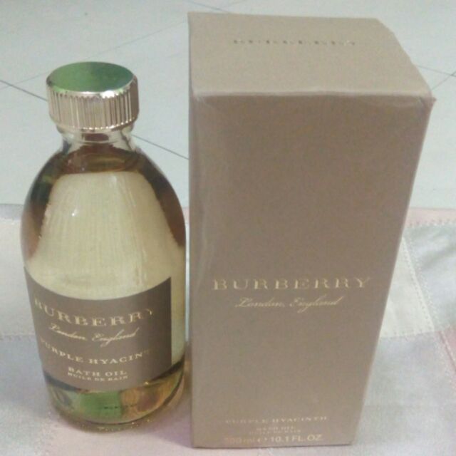 burberry bath oil