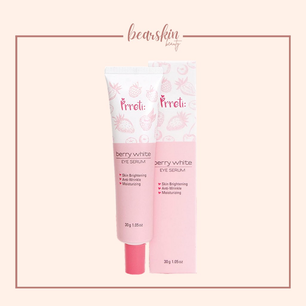 prreti berry white eye serum