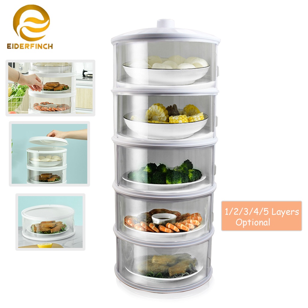 Original Best Quality Multipurpose 5 Layer Food Keeper Warm Keeper Food cover Transparent