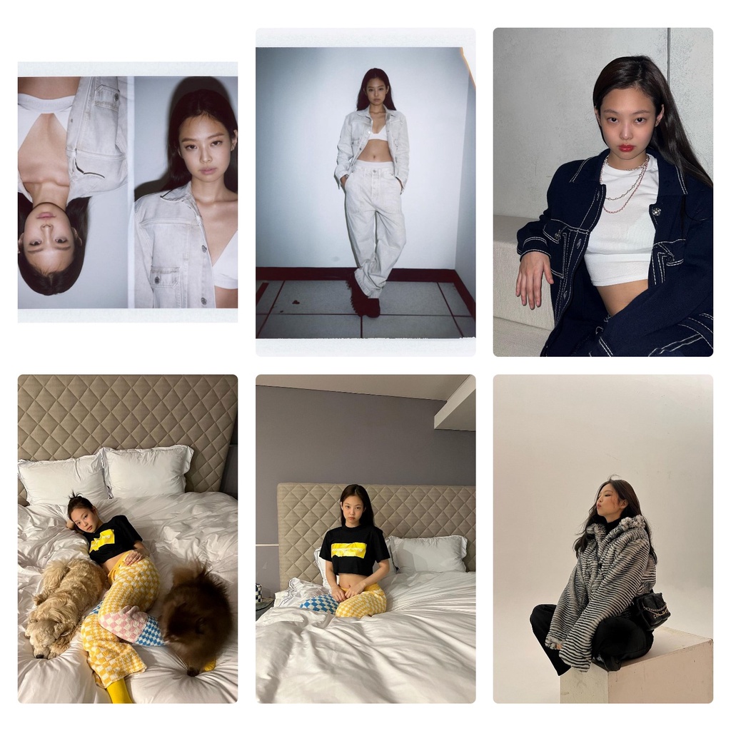 Blackpink Jennie Kim's (5) Ig Photocard Set 9 Pcs 