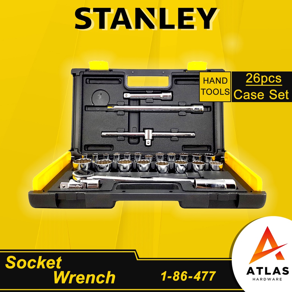 Stanley Socket Wrench 186477 26pcs Set ORIGINAL Shopee Philippines