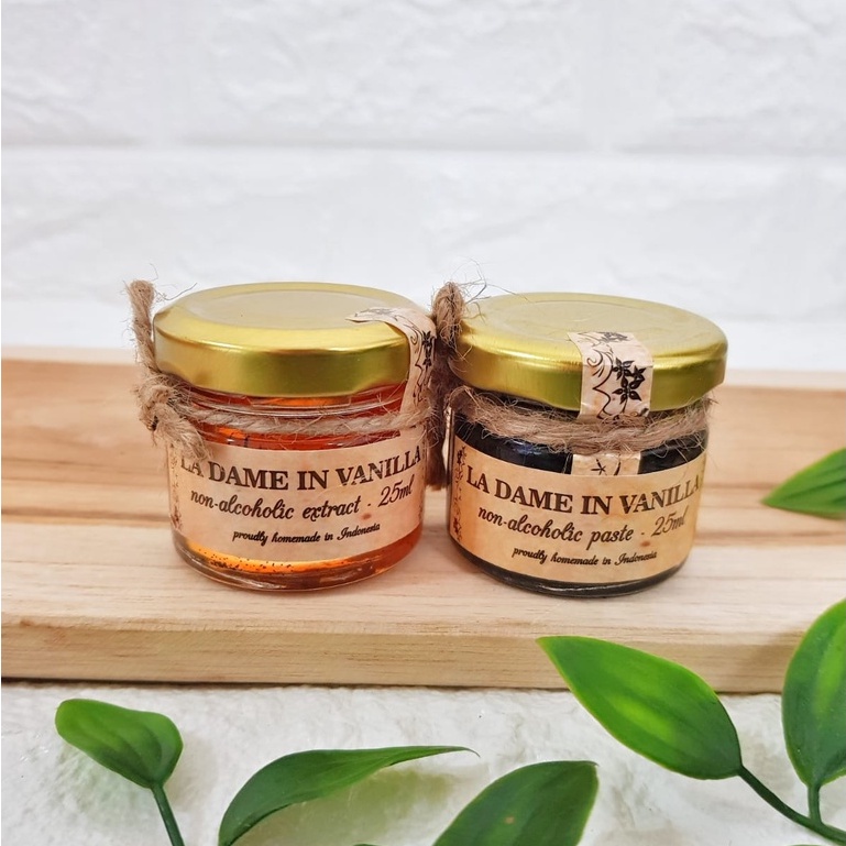 La Dame in Vanilla Halal Vanilla Paste Extract 25ml 50ml Shiha Stall