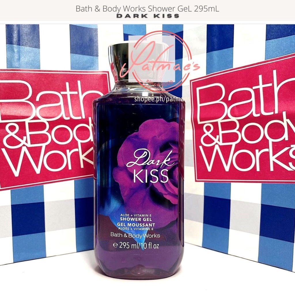 Bath And Body Works Shower Gel Body Wash Dark Kiss 295mL | Shopee ...