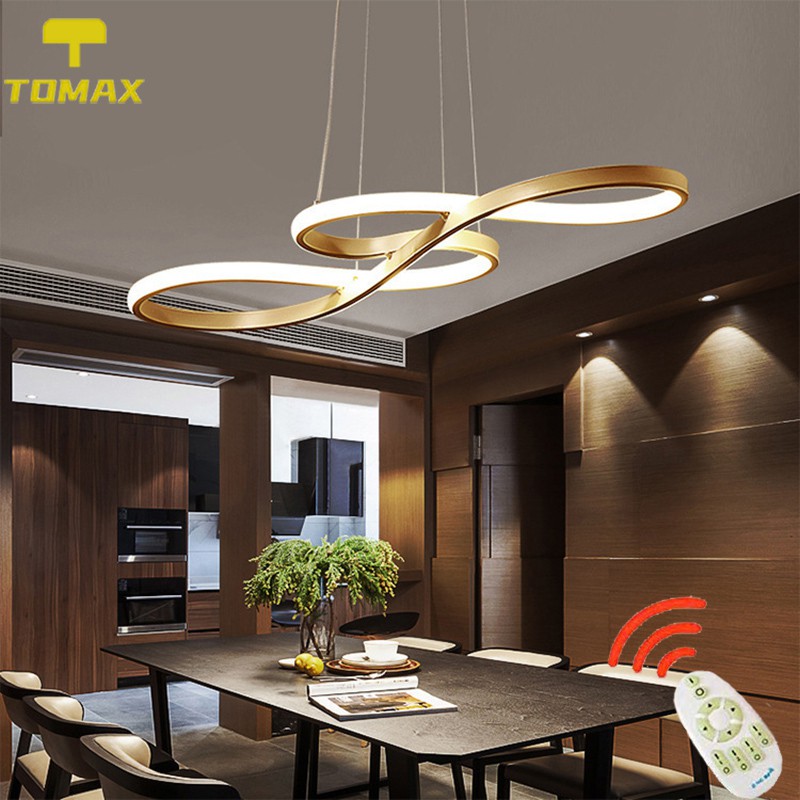 Remote Dimming Tomax 100cm Large Size Led Ceiling Light 70w Notes Pendant Lights Curve Drop Ee Philippines - Ceiling Pendant Sizes Philippines