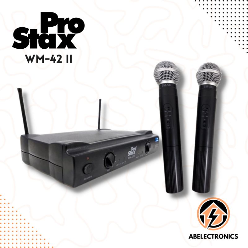 PROSTAX WM42 II Professional Wireless Microphone Shopee Philippines