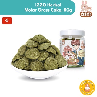 IZZO Herbal Molar Grass Cake 80g for Guinea Pig and Rabbit