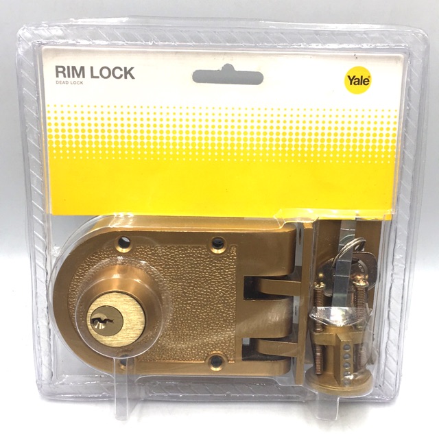 Yale Rim Lock Dead Lock Double V1981/4 GL Authentic Shopee Philippines