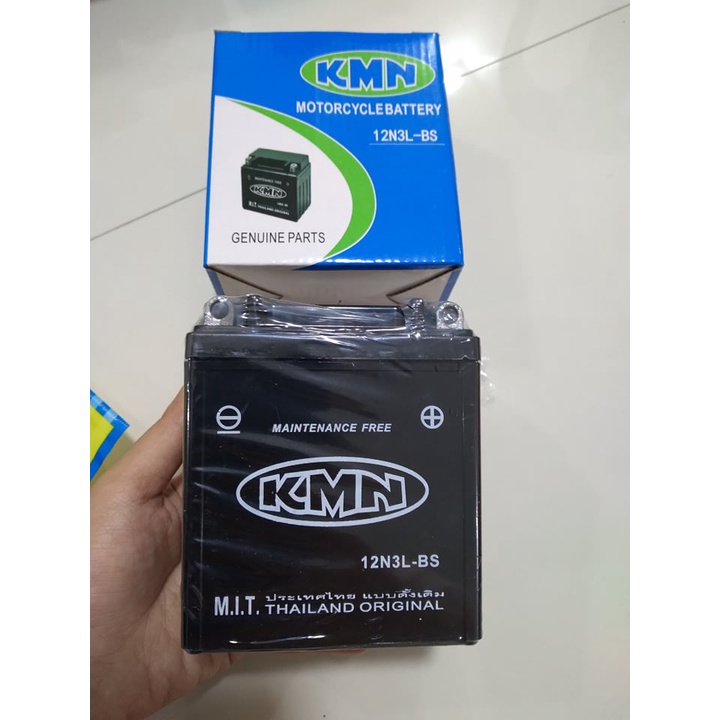 Motorcycle Battery KMN 12N3LBS size Battery Xrm/Wave100/etch MiT