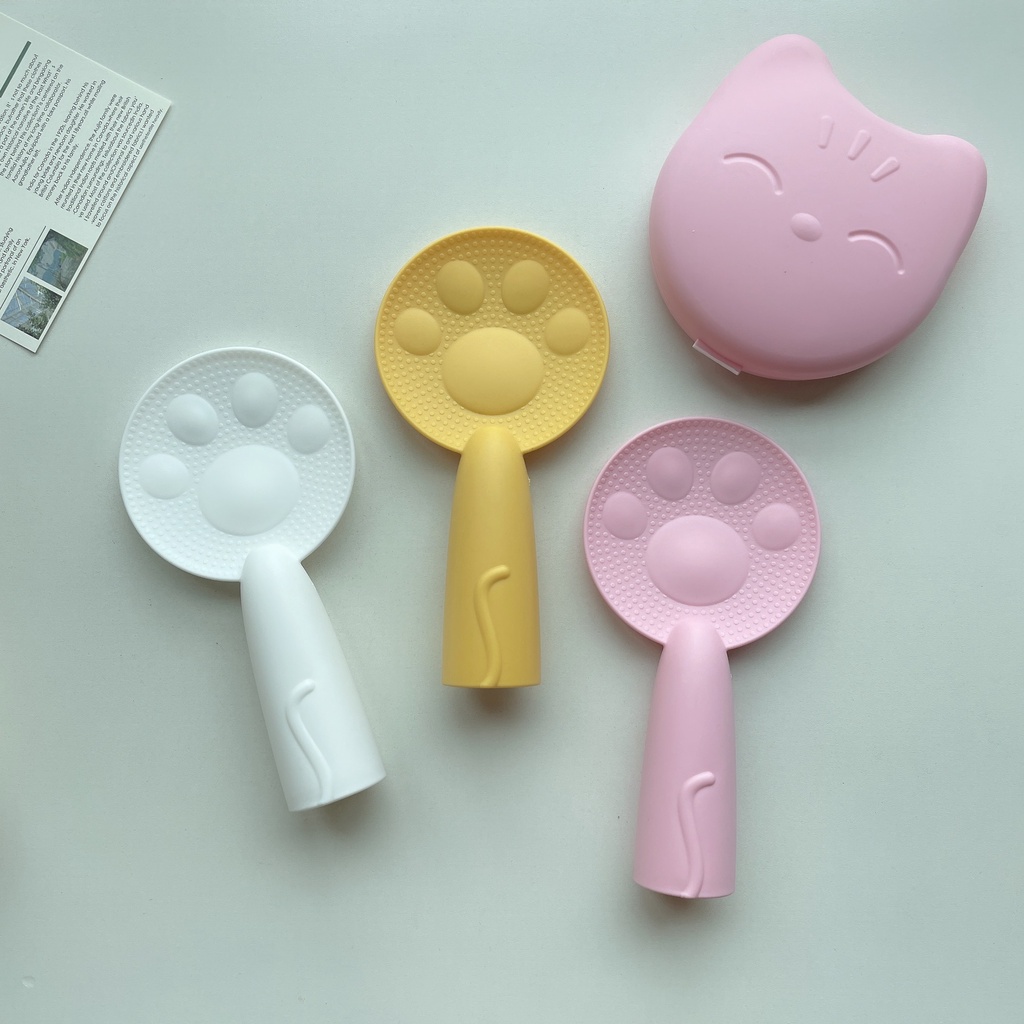 HERA Cat Paw Rice Scoop Rice Ladle With Holder Can Stand Cat Paw Rice Scoop Rice Ladle With