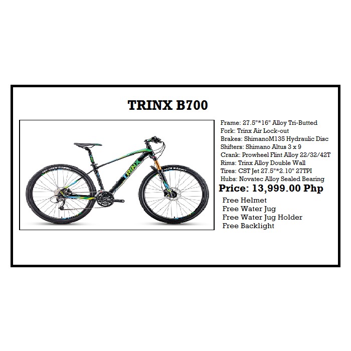 trinx fork with lockout