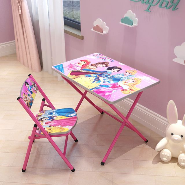 kids folding chair with table