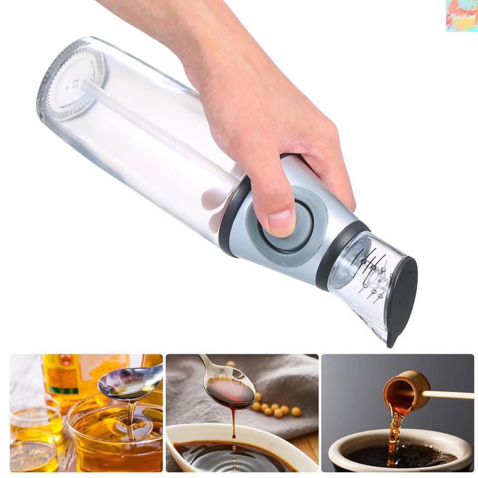 500ml Press and Measure Oil and Vinegar Dispenser Shopee Philippines