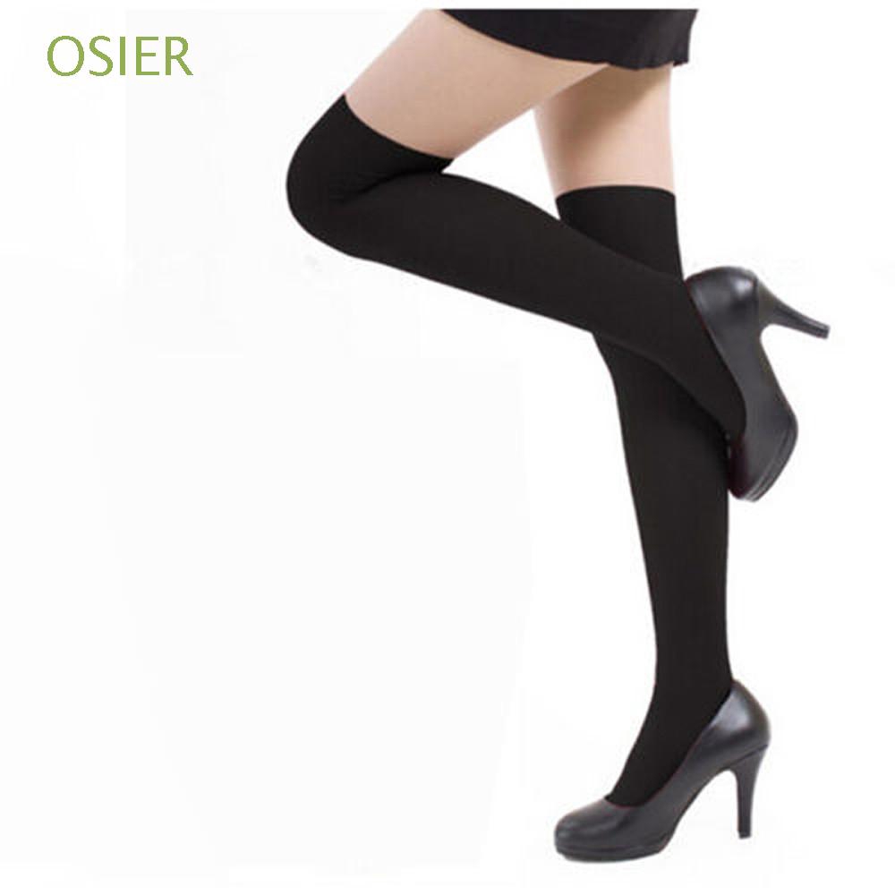 Fashion Elastic Stockings Thigh High Opaque Over Knee | Shopee Philippines