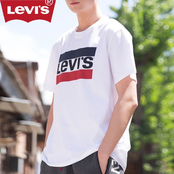 Levi's with the same American retro sports men's cotton short-sleeved T- shirt#11 | Shopee Philippines