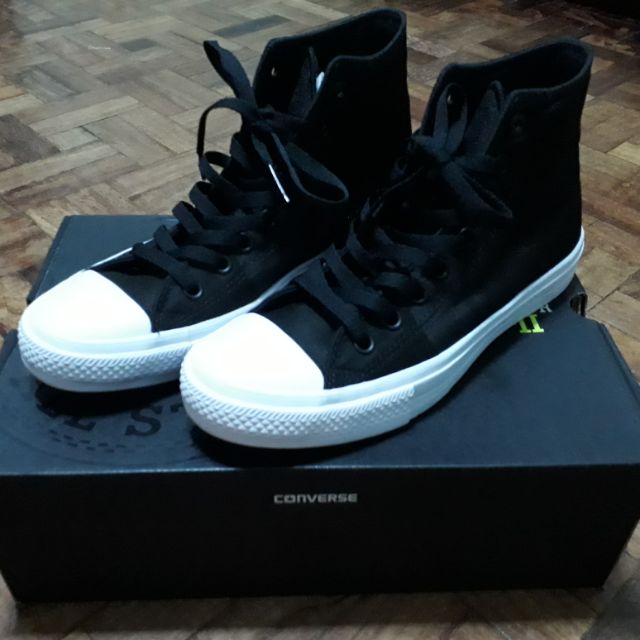 converse lunarlon all black