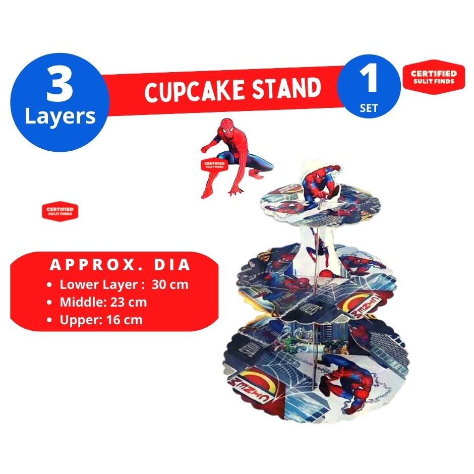Spiderman Cupcake Stand Spiderman Cupcake Topper Set Birthday Spiderman